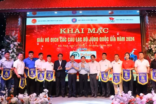 Khai mạc Giải Vô địch các câu lạc bộ Judo quốc gia 2024