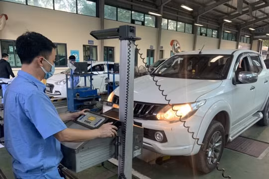 Chấm dứt tình trạng mượn linh kiện, phụ tùng ô tô để đi đăng kiểm