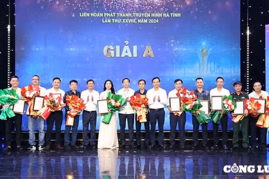 Trao 60 tác phẩm đoạt giải tại Liên hoan phát thanh, truyền hình Hà Tĩnh