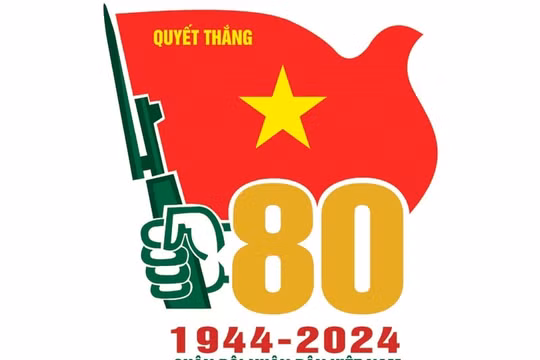 Công bố mẫu Biểu trưng kỷ niệm 80 năm Ngày thành lập Quân đội nhân dân Việt Nam
