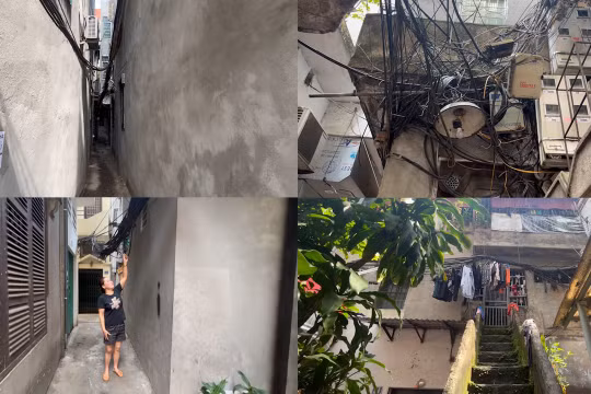 Hà Nội: Bất an dây cáp điện, viễn thông giăng “mạng nhện” trên đầu người dân