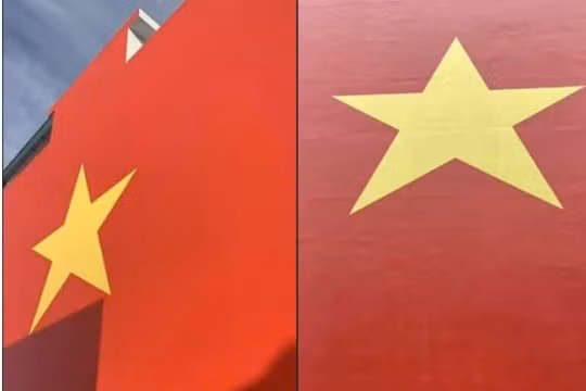 Sự thật thông tin "người dân sơn hình cờ Tổ quốc trên tường, cán bộ bắt xoá"