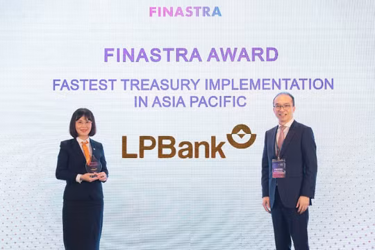 LPBank được vinh danh Ngân hàng “Triển khai hệ thống Kondor Treasury nhanh nhất Châu Á - Thái Bình Dương”