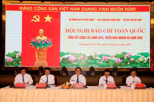 Hội nghị Báo chí toàn quốc năm 2024: Báo chí góp phần đưa đất nước bước vào kỷ nguyên phát triển mới