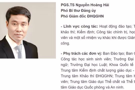 Phó Giám đốc Đại học Quốc gia bị kỷ luật vì liên quan đến thầu