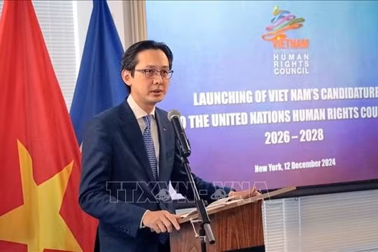 Việt Nam công bố tái ứng cử Hội đồng Nhân quyền Liên hợp quốc nhiệm kỳ 2026-2028