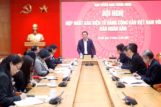 Triển khai hợp nhất Báo điện tử Đảng Cộng sản Việt Nam với Báo Nhân Dân
