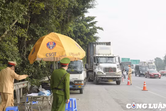 Hàng loạt xe ô tô vi phạm lỗi dừng đỗ không đúng nơi quy định bị xử phạt