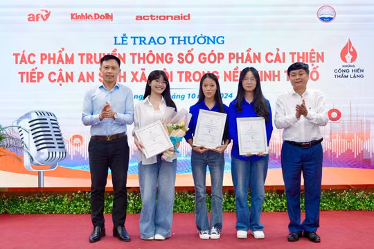 Trao giải thưởng tác phẩm truyền thông số góp phần cải thiện tiếp cận an sinh xã hội