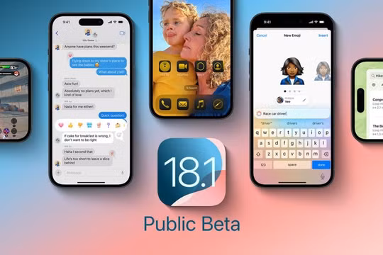 iOS 18.1 có bản public beta đầu tiên: Mang đến nhiều cải tiến về trí tuệ nhân tạo (AI)