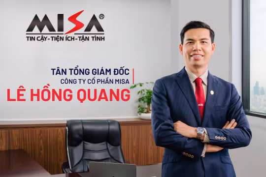 Ông Lê Hồng Quang được bổ nhiệm giữ chức vụ Tổng Giám đốc Công ty Cổ phần MISA