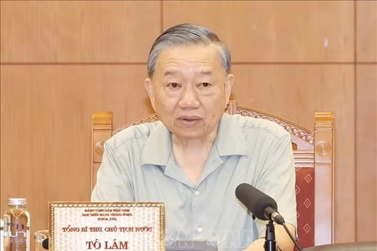 Tổng Bí thư, Chủ tịch nước Tô Lâm: Công tác nhân sự Đại hội XIV của Đảng phải làm khẩn trương, thận trọng
