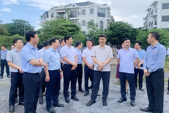 Đoàn công tác của Quốc hội giám sát việc quản lý thị trường bất động sản, nhà ở xã hội tại Hà Nội