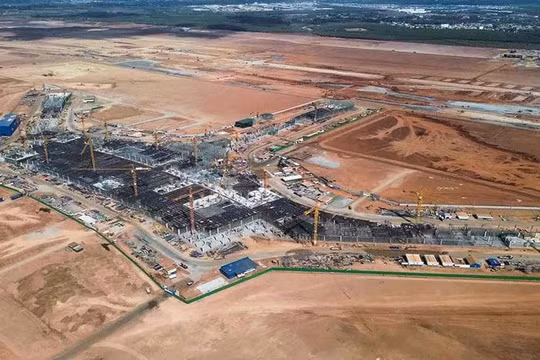Tăng tốc thi công các hạng mục dự án cảng hàng không Long Thành
