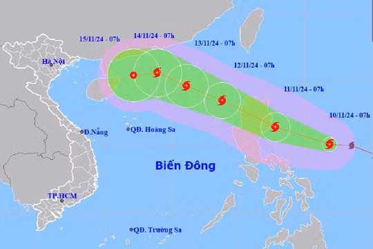 Bão số 7 vừa suy yếu thành áp thấp nhiệt đới, Biển Đông chuẩn bị đón bão số 8
