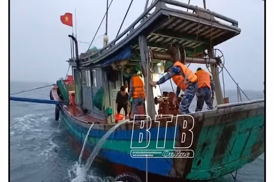 Thái Bình: Vi phạm khai thác IUU, hai tàu cá bị phạt hơn 30 triệu đồng