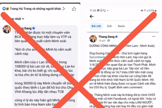 Vụ ‘Thang Dang’ bịa đặt, vu khống ông Dương Công Minh: Cần nghiêm trị để tránh tiền lệ xấu!
