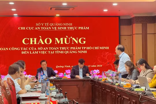 Sở ATTP TP. Hồ Chí Minh thực hiện công tác chấm điểm chéo tại Chi cục ATTP tỉnh Quảng Ninh