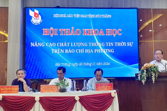 Sóc Trăng: Nâng cao chất lượng thông tin thời sự trên báo chí địa phương