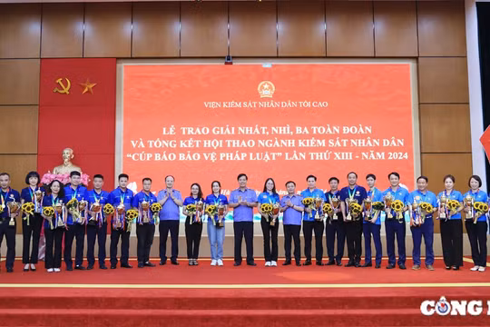 Tổng kết và trao giải Hội thao ngành Kiểm sát nhân dân năm 2024