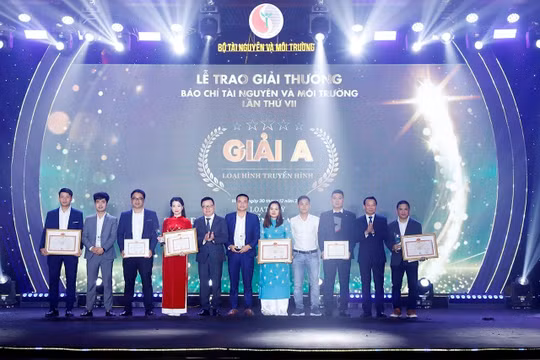 36 tác phẩm xuất sắc được vinh danh tại Giải báo chí Tài nguyên và Môi trường lần thứ VII