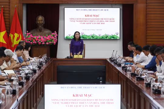 894 tác phẩm vào vòng sơ khảo Giải báo chí toàn quốc “Vì sự nghiệp phát triển văn hóa, thể thao và du lịch” lần thứ hai