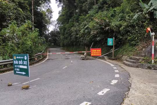 Ban quản lý Vườn Quốc gia Ba Vì lên tiếng việc đường đi Đền Thượng bị sạt lở