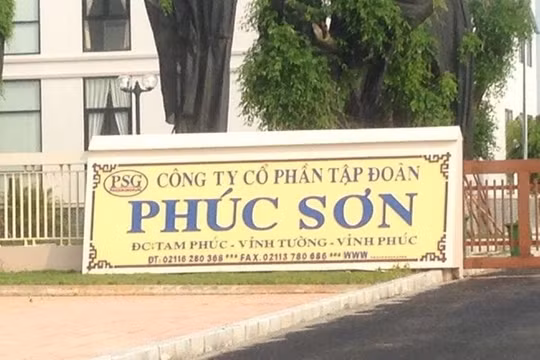 Nhiều lãnh đạo tỉnh Phú Thọ bị đề nghị xem xét, thi hành kỷ luật liên quan đến Tập đoàn Phúc Sơn