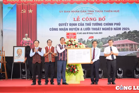 Thừa Thiên Huế: Huyện A Lưới thoát khỏi danh sách 74 huyện nghèo trên toàn quốc