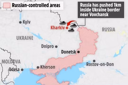 Quân đội Nga tăng cường tấn công ngoại ô Kharkiv, dần khép lại vòng vây