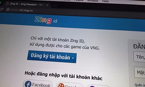 Người dùng đăng ký ZingID bằng Gmail đang bị buộc phải đồng ý với các điều khoản 'mù'