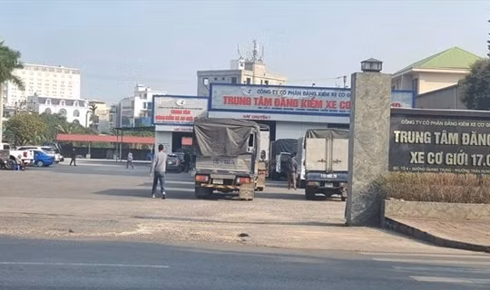 Đình chỉ hoạt động 3 tháng Trung tâm Đăng kiểm xe cơ giới 17.01D Thái Bình