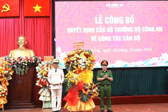 Đại tá Hồ Song Ân giữ chức vụ Giám đốc Công an tỉnh Đắk Nông