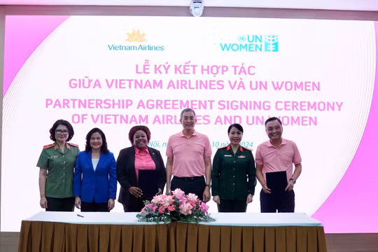 Vietnam Airlines và UN Women ký kết thỏa thuận hợp tác, cam kết thúc đẩy bình đẳng giới tại Việt Nam