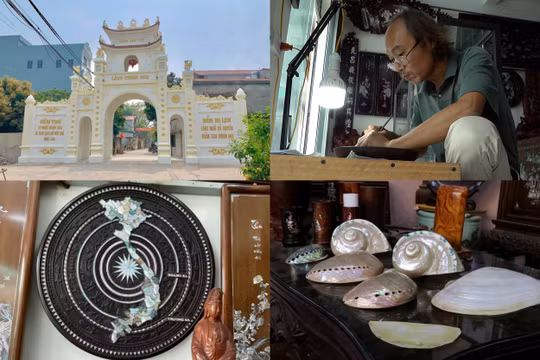 Vẻ đẹp Khảm trai từ làng nghề Chuôn Ngọ
