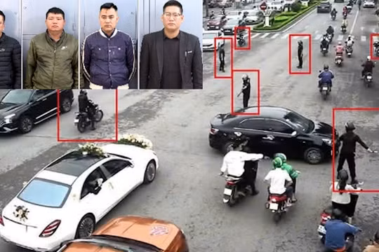 Khởi tố vụ nhóm "vệ sĩ" dẹp đường cho đoàn xe đám cưới ở Thanh Hóa