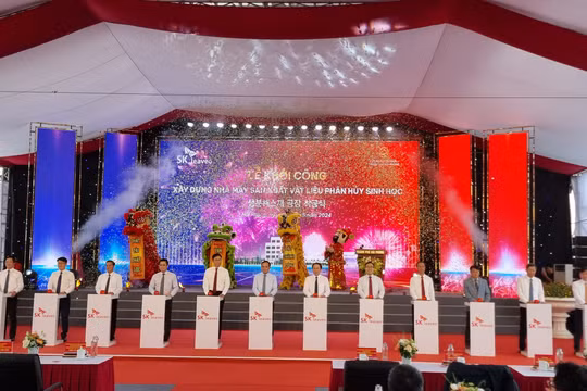 Hải Phòng: Khởi công Dự án Nhà máy sản xuất vật liệu phân hủy sinh học công nghệ cao trị giá 100 triệu USD