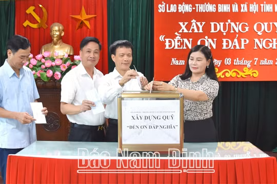 Nam Định phát động xây dựng Quỹ Đền ơn đáp nghĩa