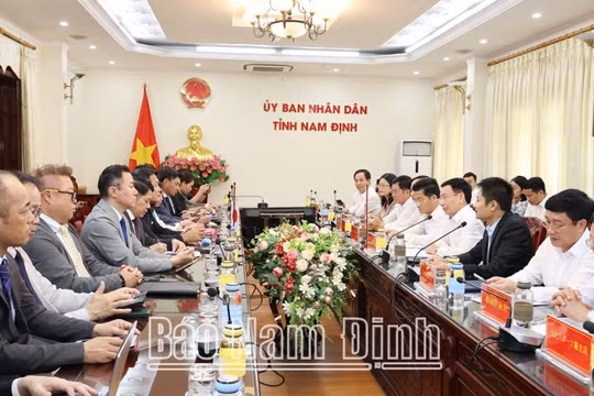 Kêu gọi doanh nghiệp Nhật Bản về đầu tư phát triển sản xuất, kinh doanh tại Nam Định