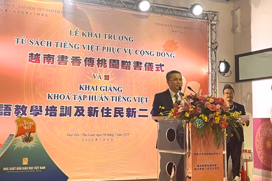 Khai trương tủ sách tiếng Việt phục vụ cộng đồng tại Đài Loan (Trung Quốc)