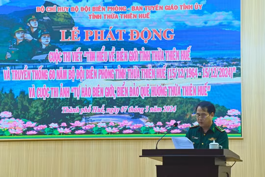 Phát động cuộc thi viết “Tìm hiểu về biên giới tỉnh Thừa Thiên Huế”