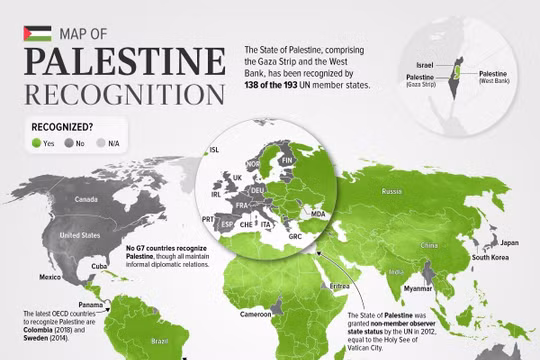 Cộng hòa Ireland sắp tuyên bố công nhận Nhà nước Palestine