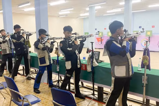 Gần 200 vận động viên tham dự Giải vô địch bắn súng trẻ quốc gia năm 2024