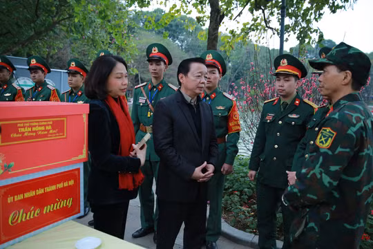 Phó Thủ tướng Chính phủ Trần Hồng Hà thăm, chúc Tết tại Hà Nội