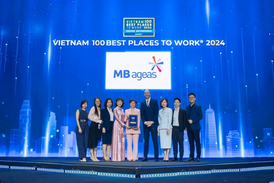 MB Ageas Life tiếp tục được vinh danh “Nơi làm việc tốt nhất Việt Nam”