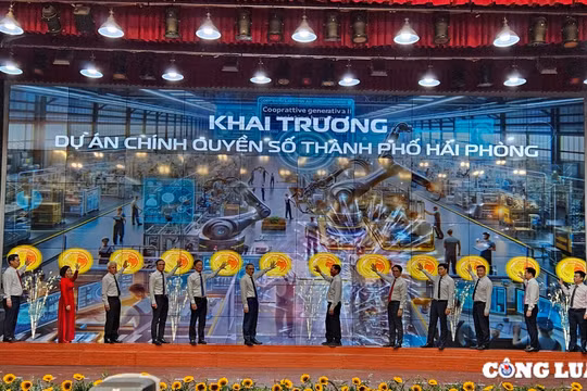 Khai trương Dự án chính quyền số Hải Phòng