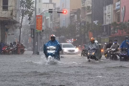 Nhiều tỉnh miền Trung khả năng mưa ngập dài ngày