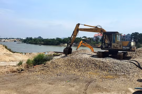 Bắc Ninh: Chấm dứt ngay hoạt động của 22 bãi tập kết cát, sỏi lòng sông nằm ngoài quy hoạch