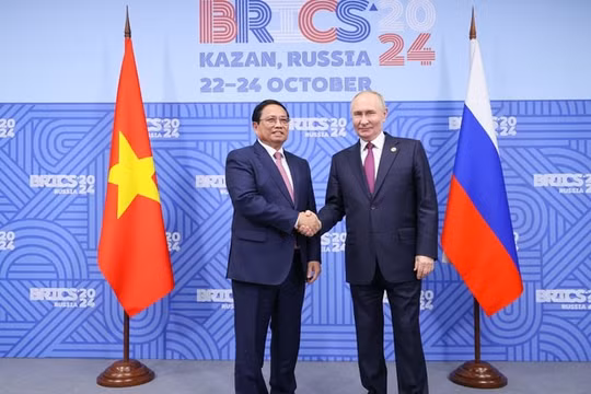 Thủ tướng Chính phủ Phạm Minh Chính hội đàm với Tổng thống Nga Vladimir Putin