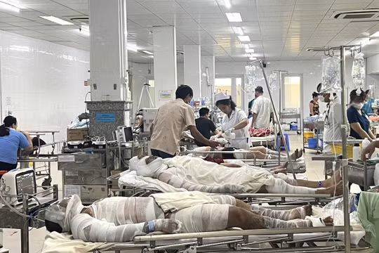 Nổ bồn chứa bụi, 9 công nhân bị bỏng nặng